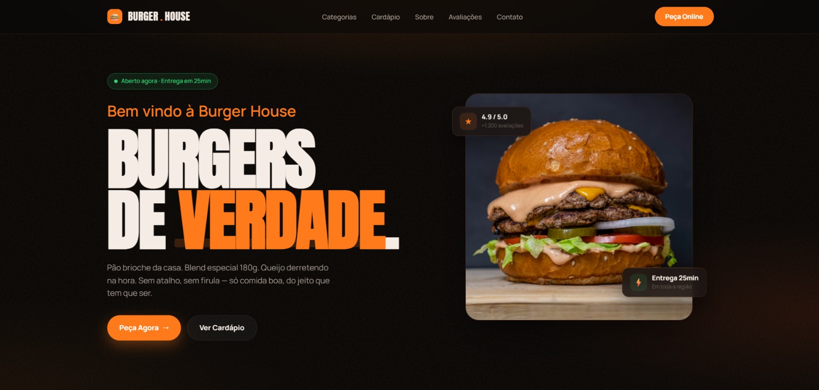 Burger House — Hamburgueria Artesanal